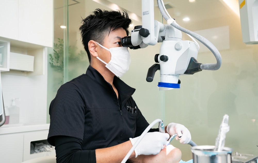 ③ 歯周ポケットの検査